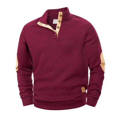 Jersey de cuello alto sin mangas para hombre – Chaleco informal de punto ligero