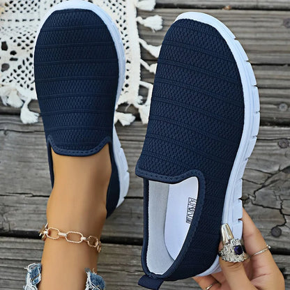 Zapatillas sin cordones AirFlex – Zapatos cómodos ligeros de malla para mujer | Calzado transpirable casual para uso diario