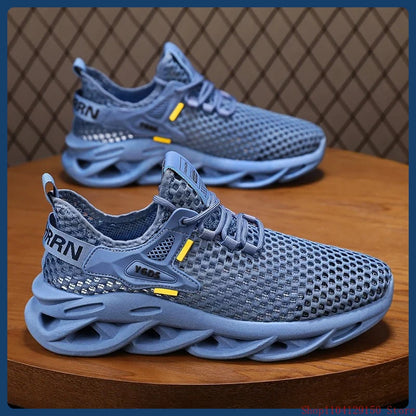 Men’s Mesh Sneakers – Breathable Casual Running Shoes, Lightweight & Stylish - Loom & Soul