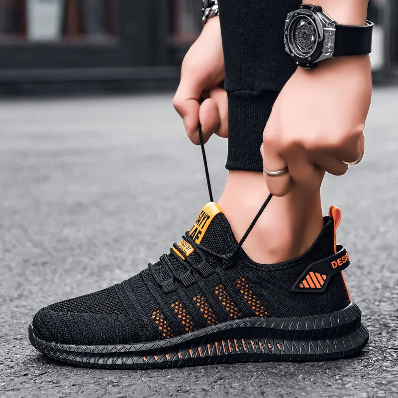 Zapatillas Flyknit para Hombre – Calzado Informal Ligero y Transpirable para Caminar