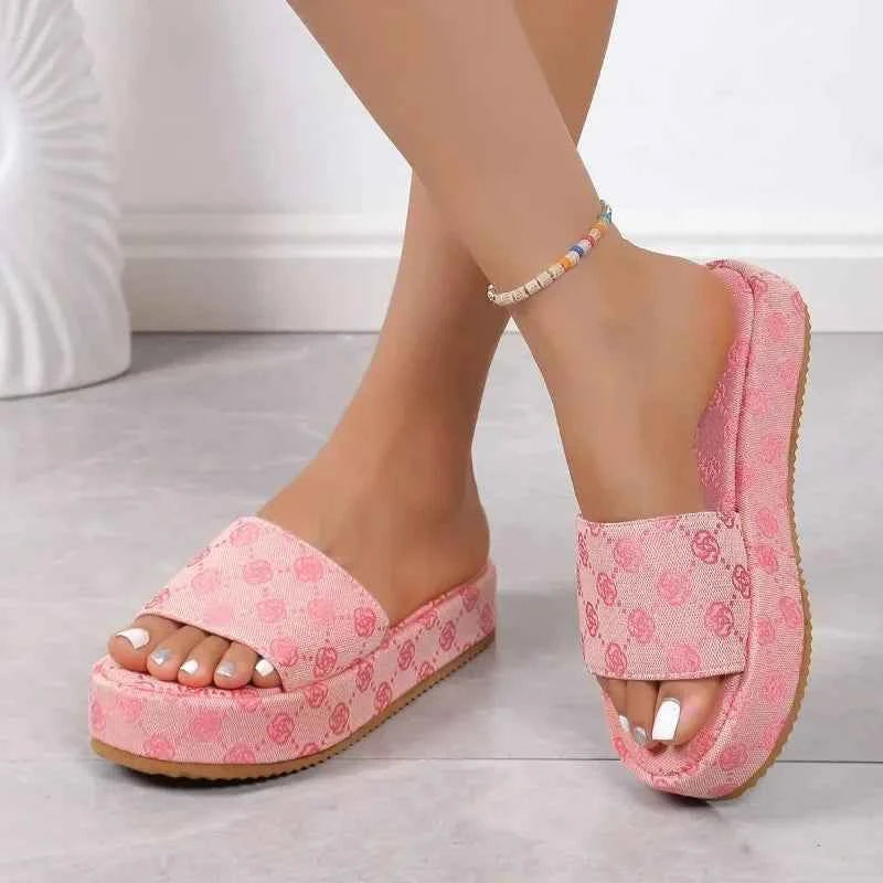 Floral Platform Sandals – Elevated Summer Statement Style