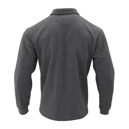 Veste d'hiver en polaire à revers Loom & Soul pour homme – Manteau ajusté à boutonnage simple