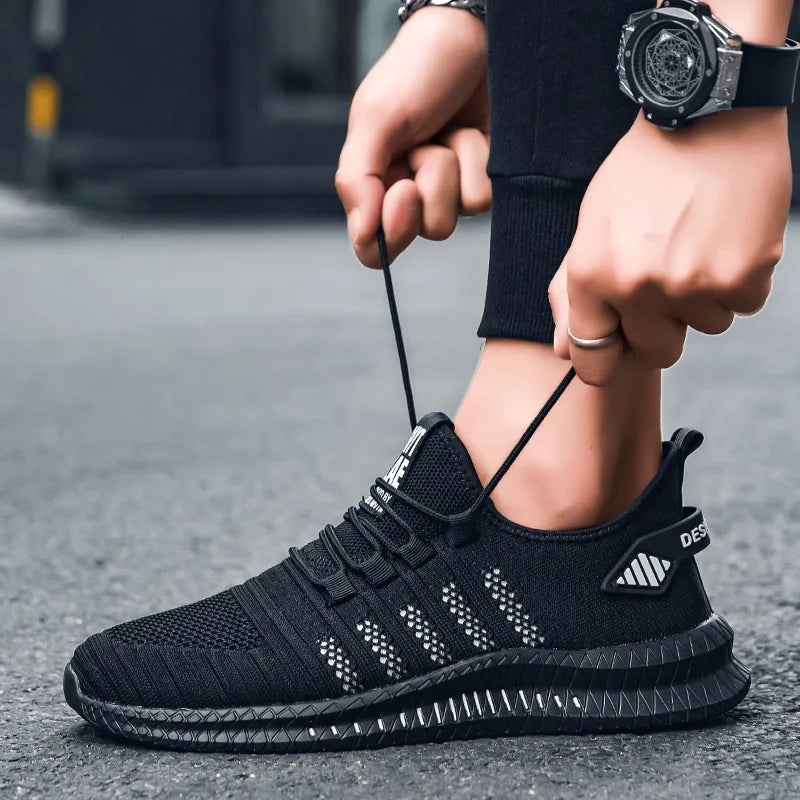 Zapatillas Flyknit para Hombre – Calzado Informal Ligero y Transpirable para Caminar