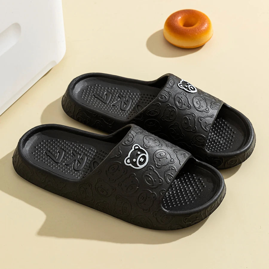 Pantuflas antideslizantes Little Bear™ EVA de plataforma para hombre – Para interiores