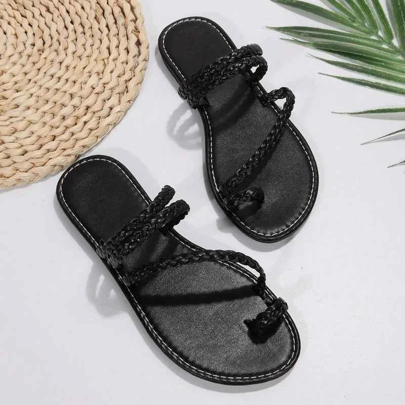 Minimal Flat Sandals – Lightweight Soft Sole Summer Style