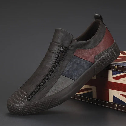 Mocasines de Cuero Premium VARELLO™ para Hombre – Zapatos de Conducir Casuales de Alta Calidad | Mocasines Cómodos, Transpirables, Resistentes al Desgaste y de Tallas Grandes