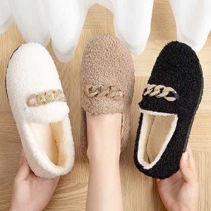 Pantuflas de invierno de pana Rollstep™ – Planos interiores cálidos con forro polar para hombres y mujeres
