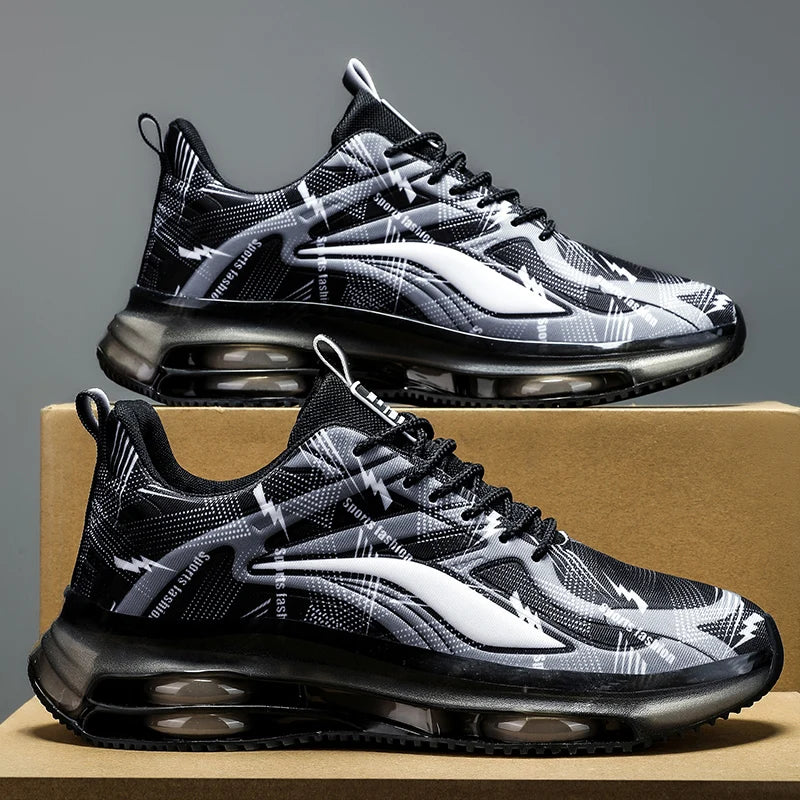 Zapatillas de malla transpirables AEROMAX™ 6069 para hombre | Zapatillas deportivas ligeras con retazos para uso informal y deportivo