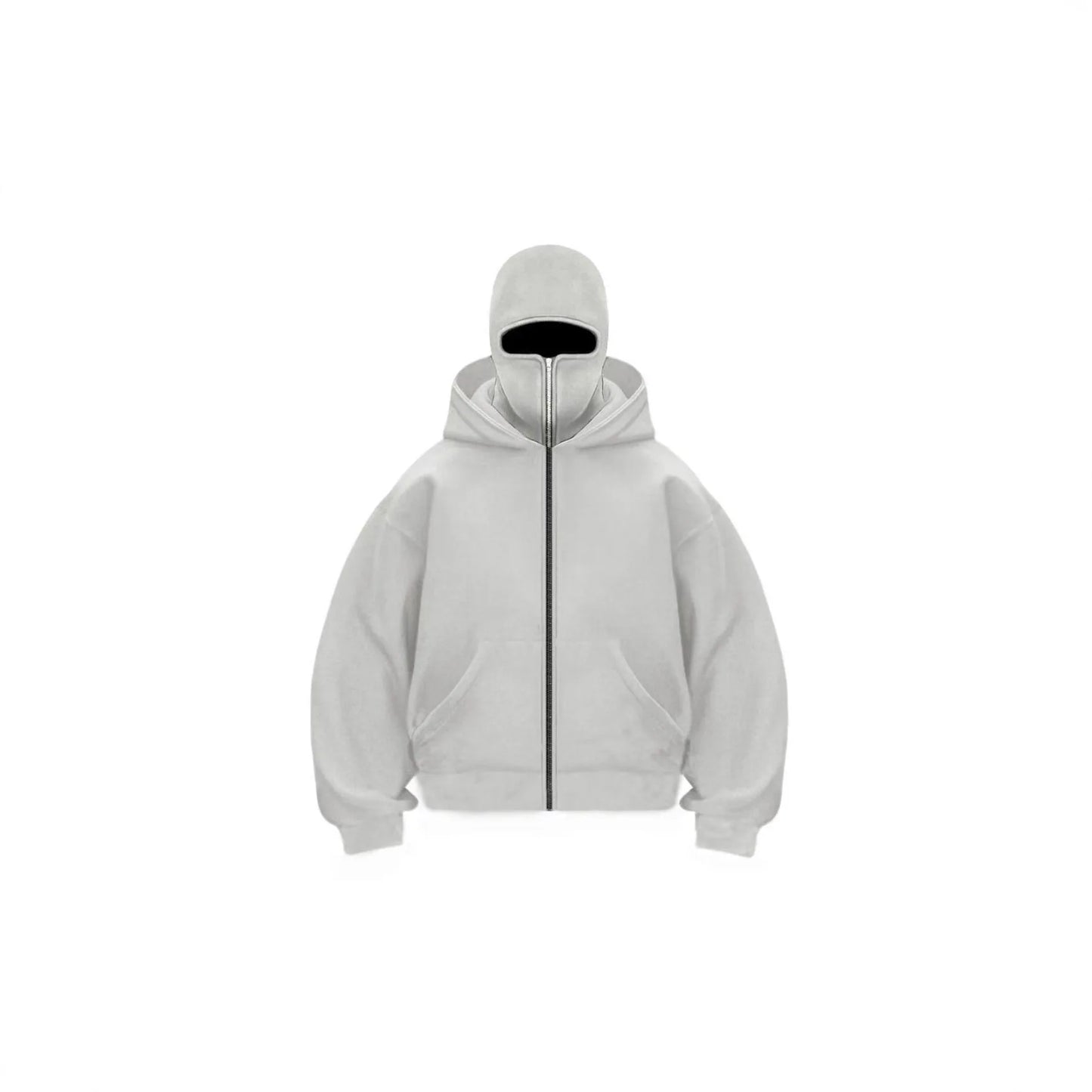 Sudadera con capucha y cremallera de otoño-invierno para hombre – Chaqueta casual cálida de estilo urbano