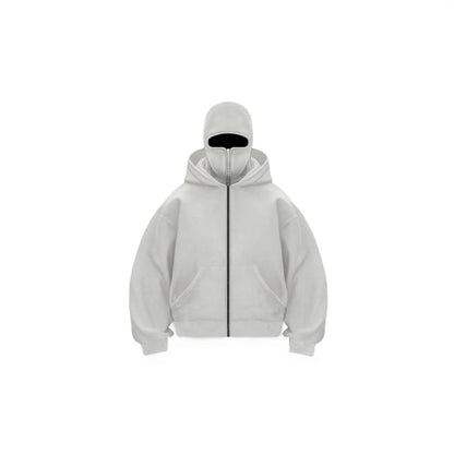 Sudadera con capucha y cremallera de otoño-invierno para hombre – Chaqueta casual cálida de estilo urbano