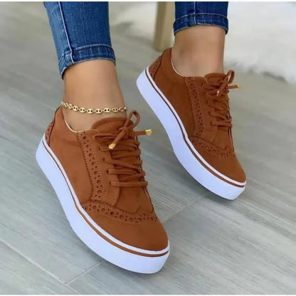 Zapatillas Bajas Vulcanizadas para Mujer Loom & Soul – Zapatos Planos Casuales Versátiles