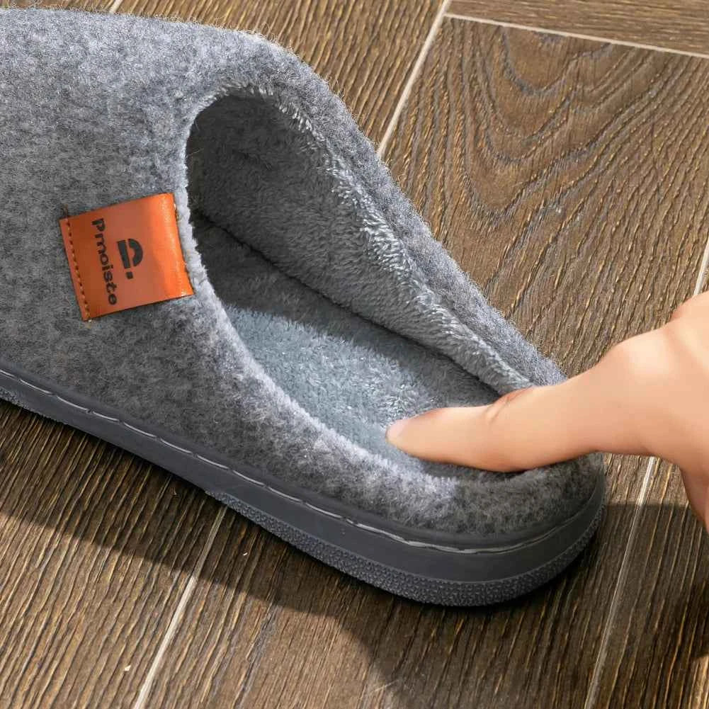 Men’s Memory Foam Slippers – Warm Cushioned Indoor Comfort