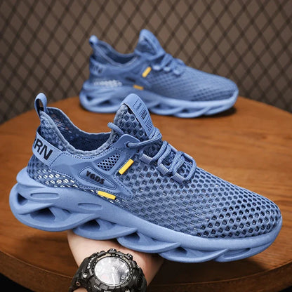 Men’s Mesh Sneakers – Breathable Casual Running Shoes, Lightweight & Stylish - Loom & Soul