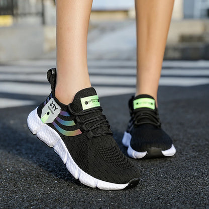 Zapatillas de Malla con Cordones para Hombre – Calzado Informal Ligero y Transpirable para Caminar