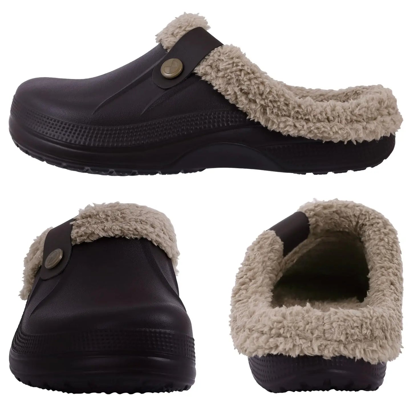 Pantuflas de piel impermeables Asgard™ para mujer – Cálidas y antideslizantes