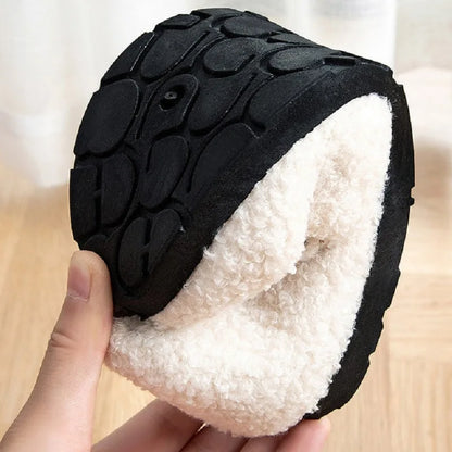 Pantuflas de invierno de pana Rollstep™ – Planos interiores cálidos con forro polar para hombres y mujeres