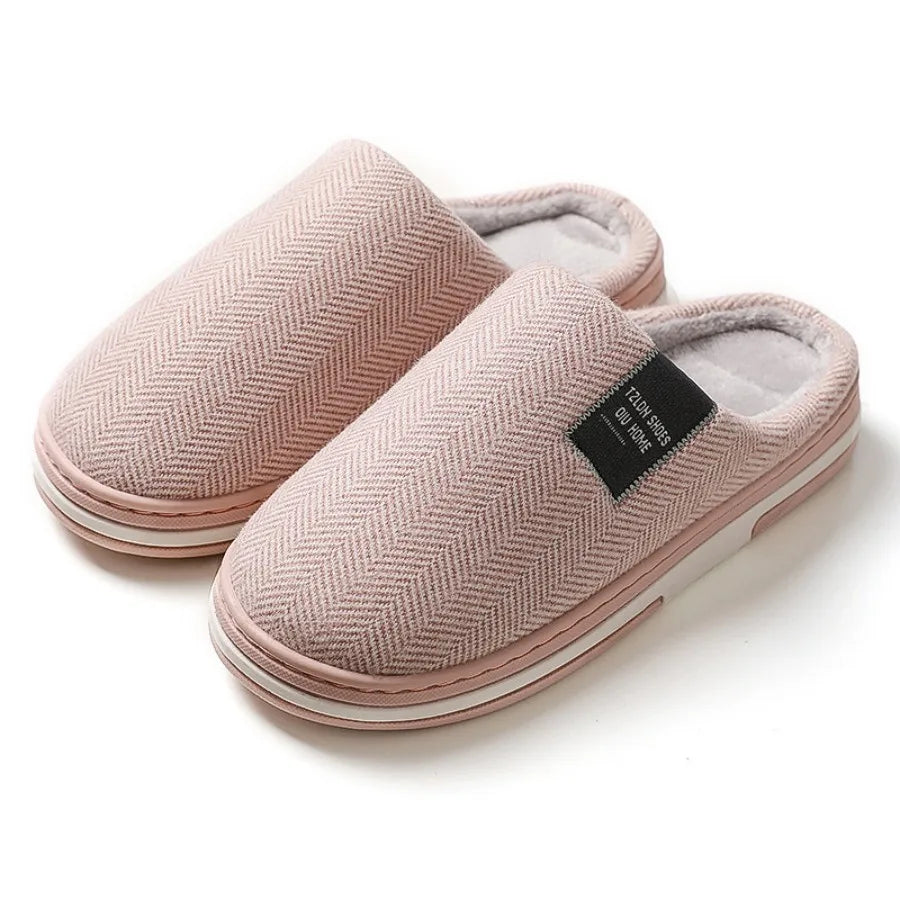 Loom & Soul™ Pantuflas de peluche CozyStep | Zapatillas de interior unisex de invierno cálidas de vellón – Antideslizantes, suaves y ultracómodas