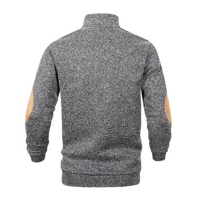 Jersey de cuello alto sin mangas para hombre – Chaleco informal de punto ligero