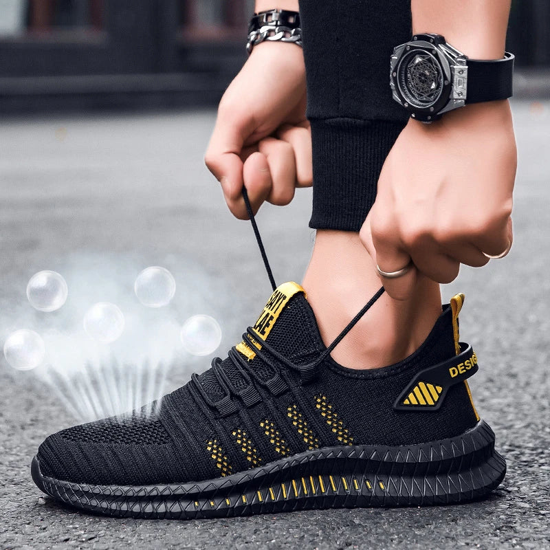 Zapatillas Flyknit para Hombre – Calzado Informal Ligero y Transpirable para Caminar