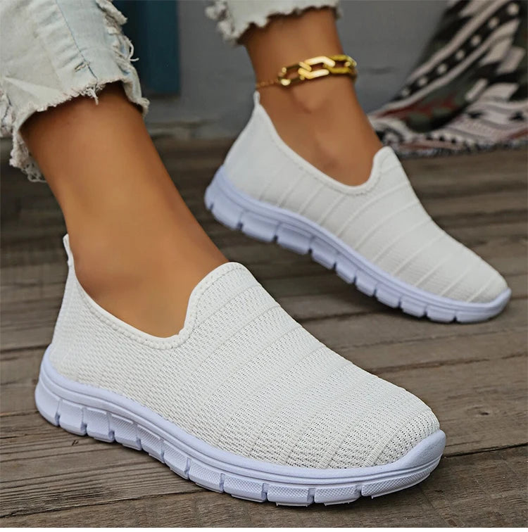 Zapatillas sin cordones AirFlex – Zapatos cómodos ligeros de malla para mujer | Calzado transpirable casual para uso diario