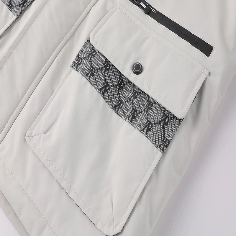 Veste à capuche en coton Loom & Soul pour homme – Manteau d'hiver rembourré chaud et coupe-vent
