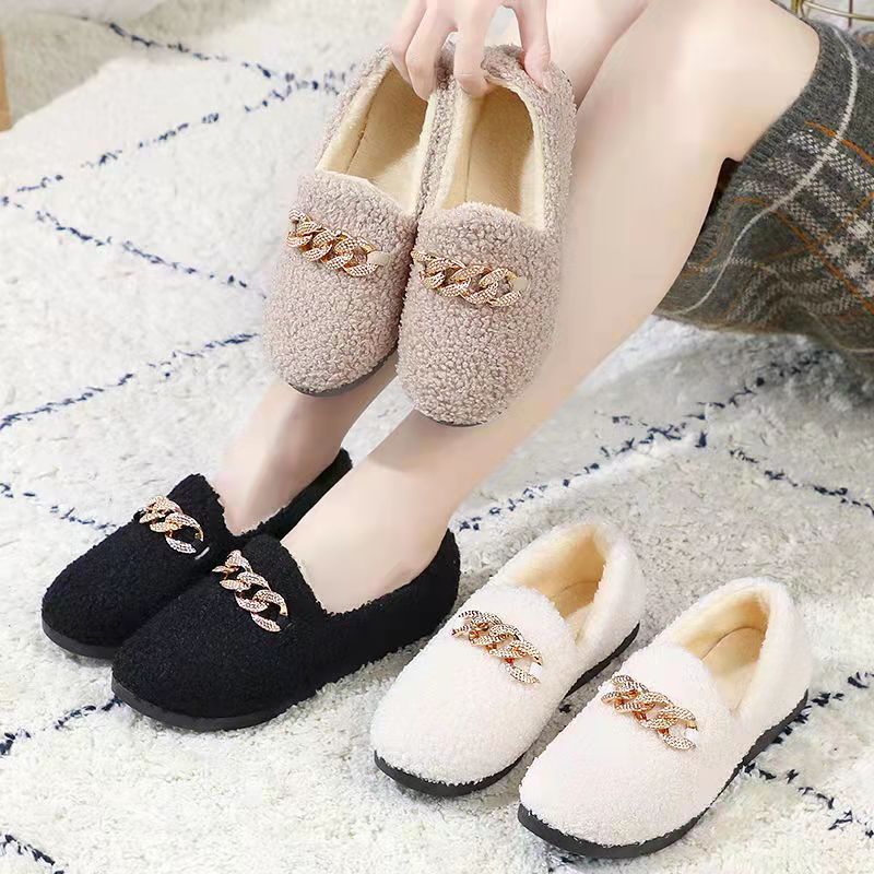 Pantuflas de invierno de pana Rollstep™ – Planos interiores cálidos con forro polar para hombres y mujeres