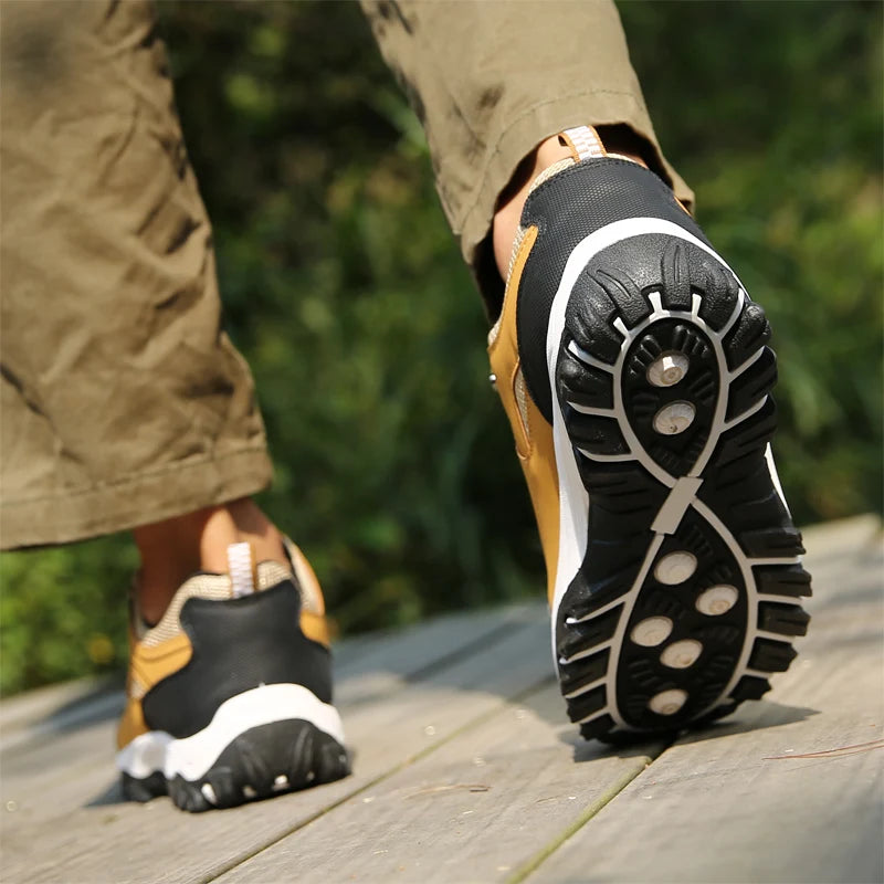 Men’s Lightweight Sports Shoes – Microfiber Sneakers for Running & Walking - Loom & Soul