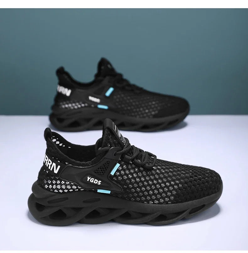 Men’s Mesh Sneakers – Breathable Casual Running Shoes, Lightweight & Stylish - Loom & Soul