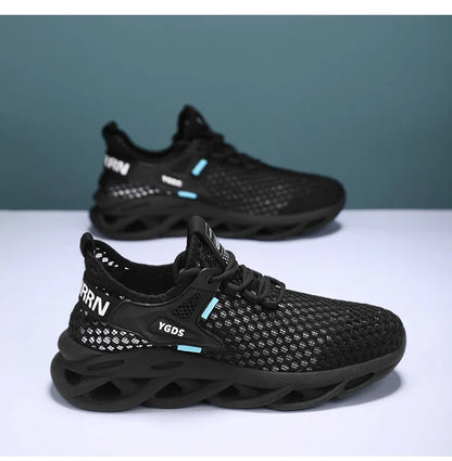 Men’s Mesh Sneakers – Breathable Casual Running Shoes, Lightweight & Stylish - Loom & Soul