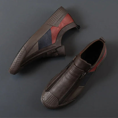 Mocasines de Cuero Premium VARELLO™ para Hombre – Zapatos de Conducir Casuales de Alta Calidad | Mocasines Cómodos, Transpirables, Resistentes al Desgaste y de Tallas Grandes
