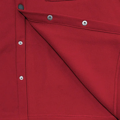 Veste d'hiver en polaire à revers Loom & Soul pour homme – Manteau ajusté à boutonnage simple