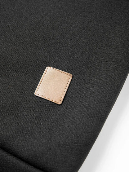 Jersey de cuello alto sin mangas para hombre – Chaleco informal de punto ligero