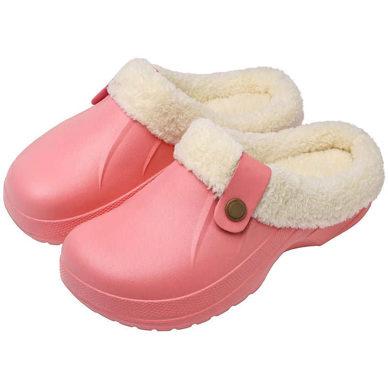 Pantuflas de piel impermeables Asgard™ para mujer – Cálidas y antideslizantes