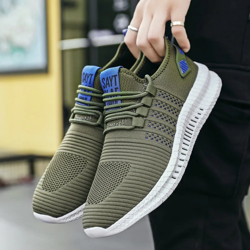 Zapatillas Flyknit para Hombre – Calzado Informal Ligero y Transpirable para Caminar