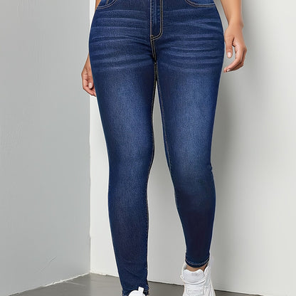 Vaqueros ajustados elásticos – Vaqueros pitillo de uso diario