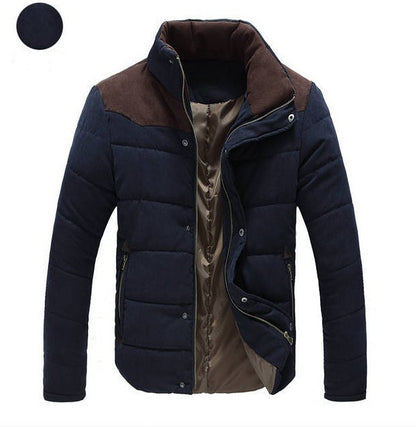 Parka informal cálida para hombre Loom & Soul™ – Abrigo de invierno cortavientos con cubierta ligera de poliéster