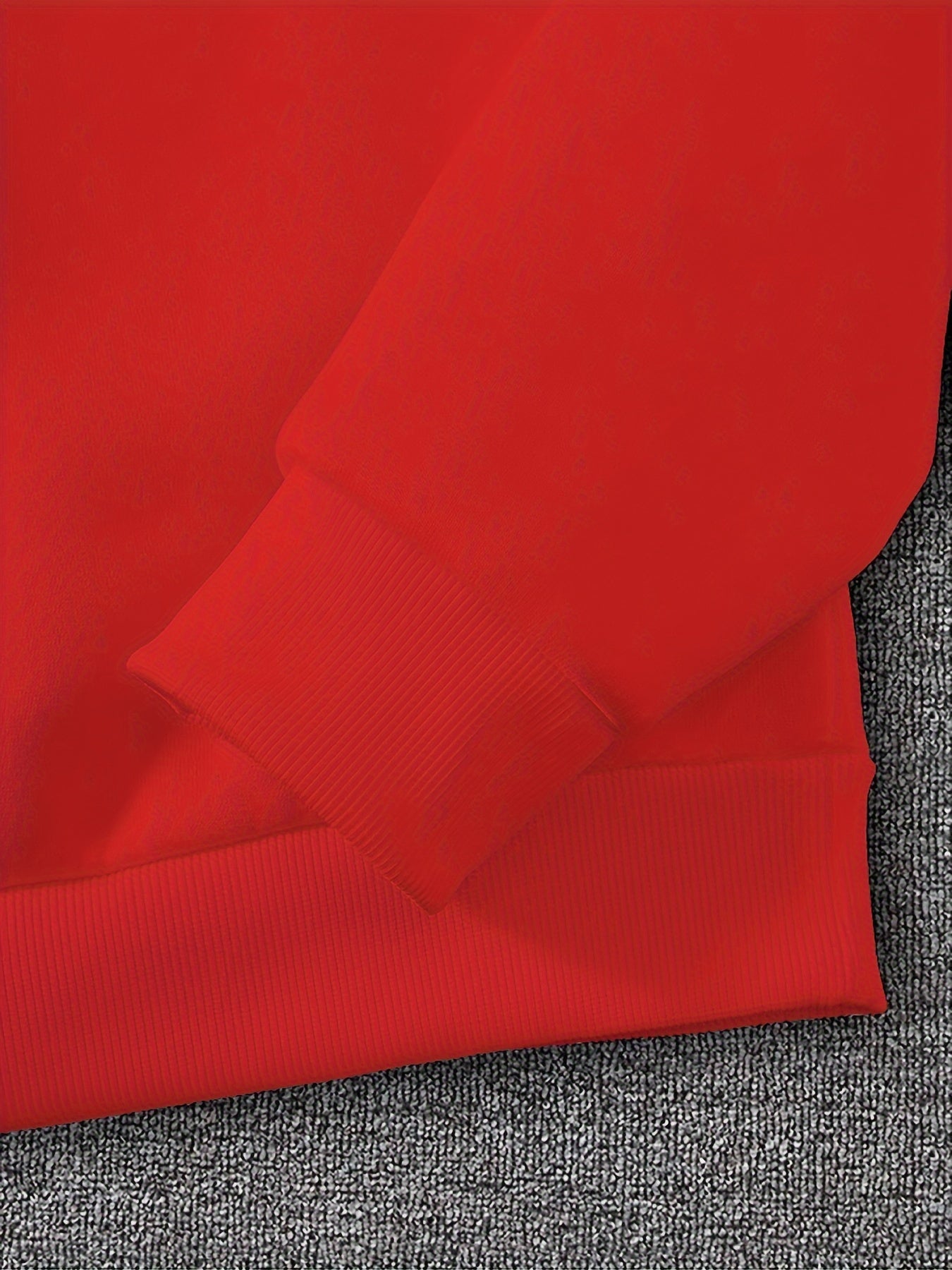 Men’s Printed Crewneck Sweatshirt – Trendy Casual Street Pullover