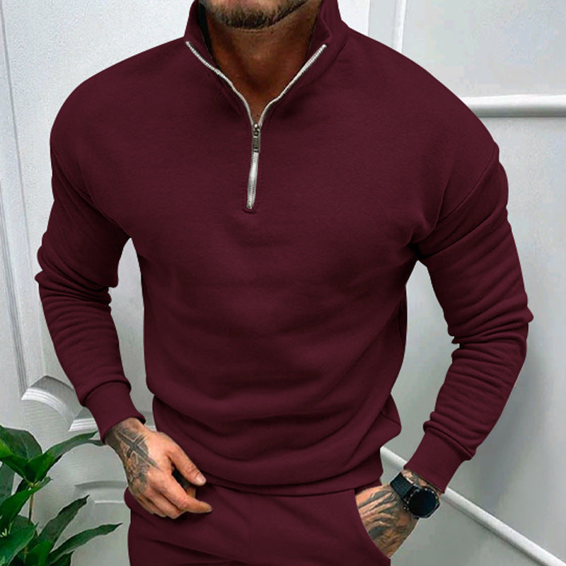 Sudadera Loom & Soul™ de Color Liso – Top Casual de Manga Larga para Comodidad y Estilo Diarios