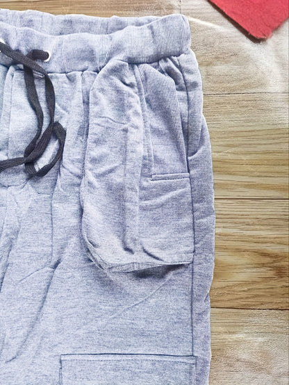 Pantalones Cargo de Hombre Urbanos – Pantalones de Exterior con Cordón y Bolsillos Múltiples