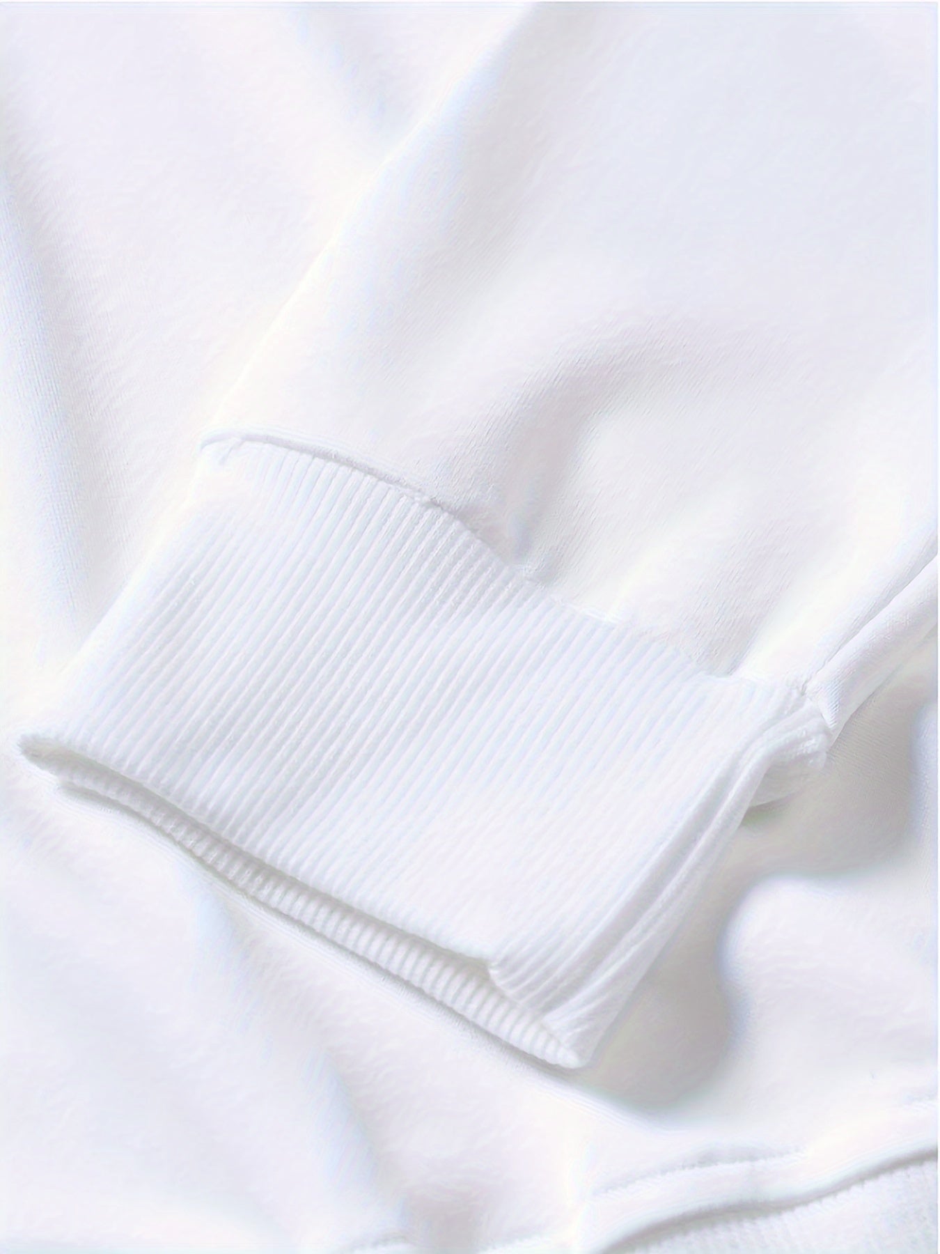 Men’s Printed Crewneck Sweatshirt – Trendy Casual Street Pullover