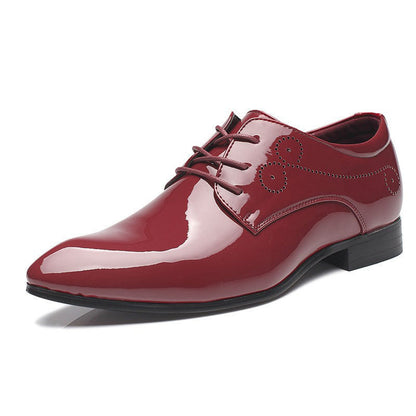 Zapatos de cuero casuales de negocios para hombre Loom & Soul – Mocasines de vestir sin cordones con parte superior de PU y suela de goma