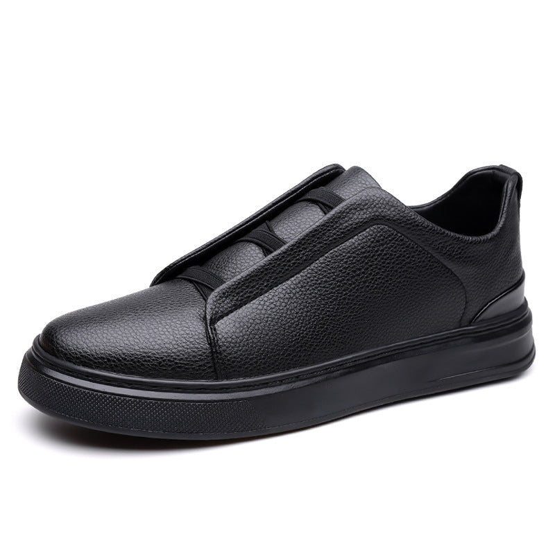 Men’s Waterproof Suede Sneakers – Premium Lace-Up Casual Shoes