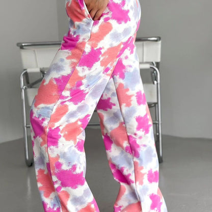 Pantalones rectos informales de algodón para mujer Loom & Soul – Pantalones holgados de algodón con micro elasticidad y ajuste relajado