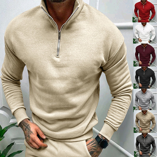 Loom & Soul™ Solid Color Pullover Sweatshirt – Casual Long Sleeve Top for Everyday Comfort & Style