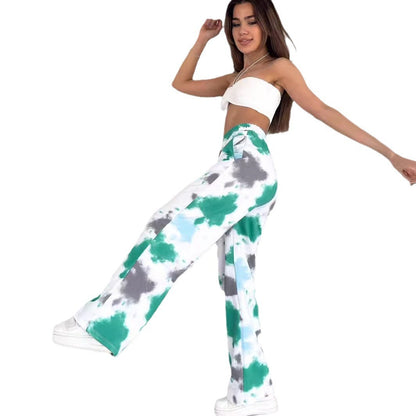 Pantalones rectos informales de algodón para mujer Loom & Soul – Pantalones holgados de algodón con micro elasticidad y ajuste relajado