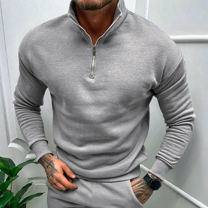 Sudadera Loom & Soul™ de Color Liso – Top Casual de Manga Larga para Comodidad y Estilo Diarios
