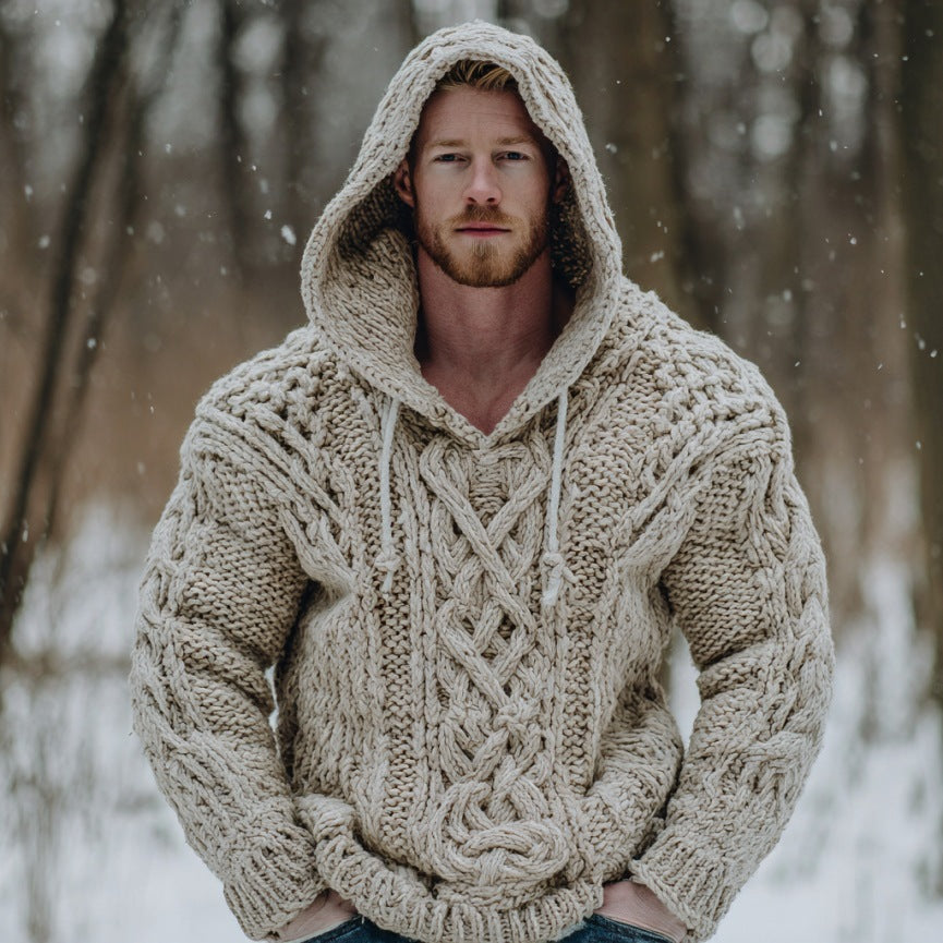 Sweat à capuche vintage pour homme – Coupe décontractée ample