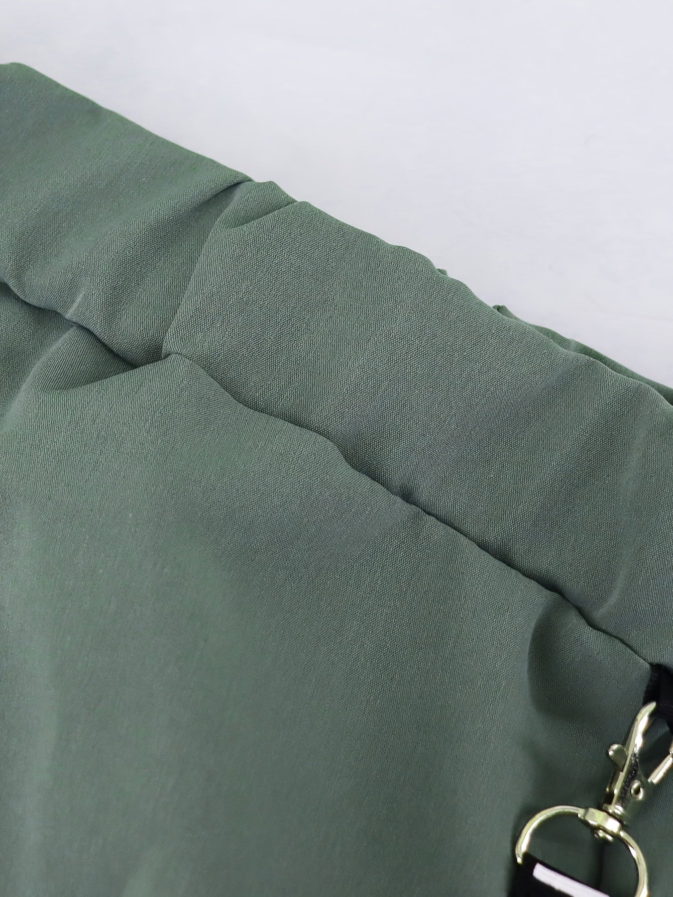 Conjunto de dos piezas con cremallera y diseño direccional – Ropa urbana informal para mujer
