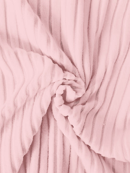Top de cuello alto elegante para mujer – Tejido suave de manga larga y cuello alto