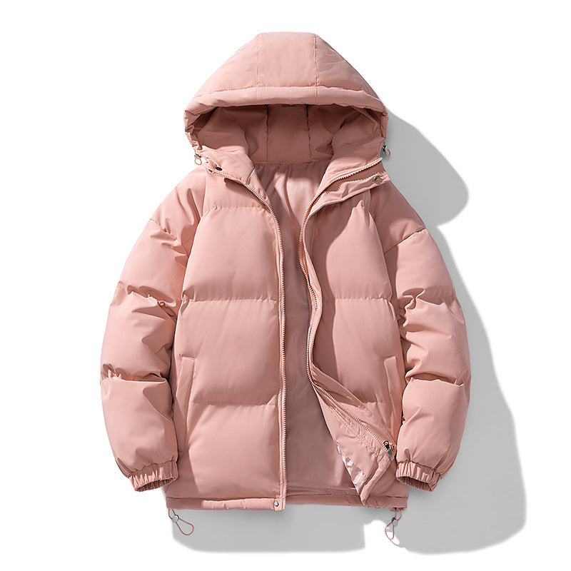 Abrigo con capucha de invierno Loom & Soul™ para hombre – Chaqueta acolchada de algodón grueso con cremallera para calidez y estilo diario